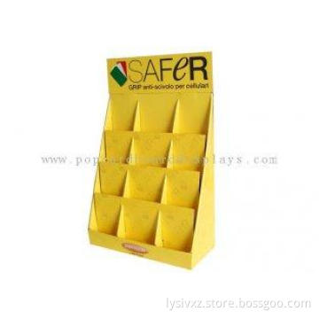 Yellow Cardboard Counter Displays ENCD015 with Optional kit
